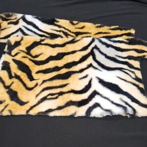 Tiger Print Faux Fur Fabric